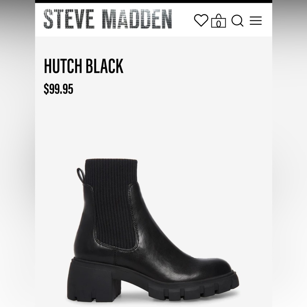 BRAND NEW HUTCH BLACK BOOTIES